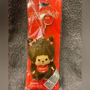 New In Packaging, Monchhichi Key Chain/ Bag Charm Unhappy Girl.